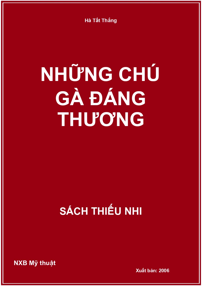 Những chú gà đáng thương