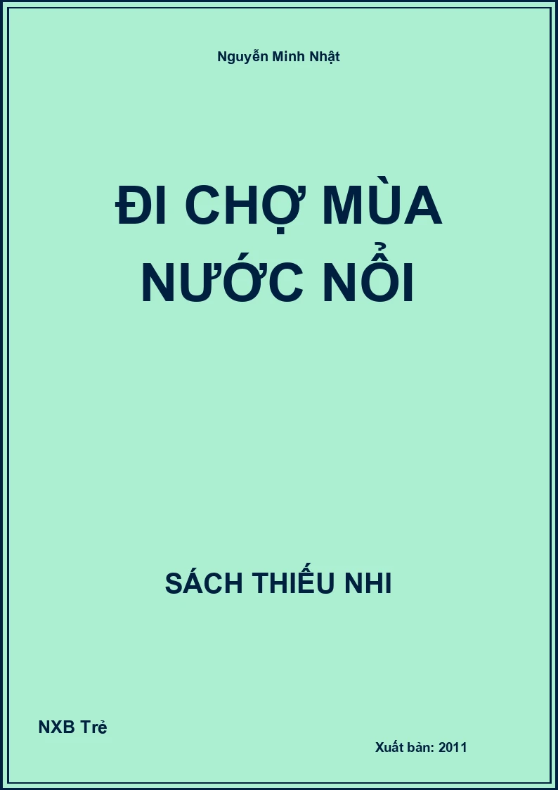 Đi chợ mùa nước nổi