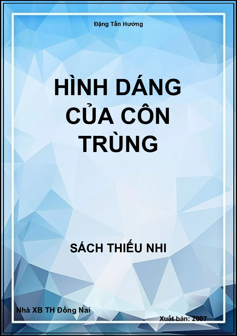 Hình dáng của côn trùng