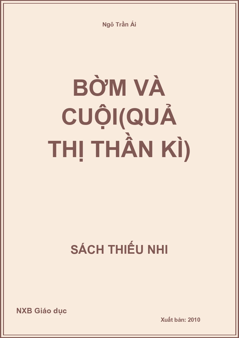 Bờm và Cuội (Quả thị thần kì)