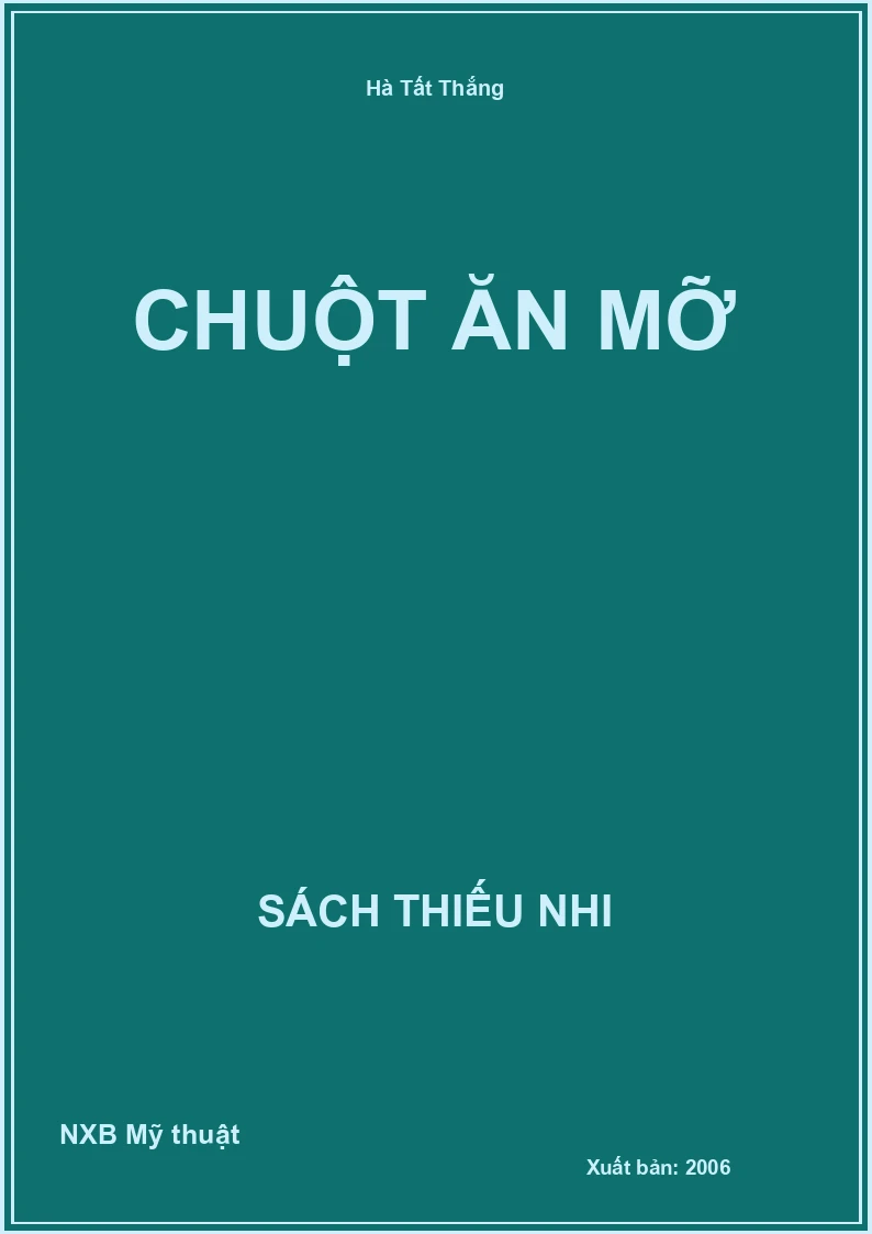 Chuột ăn mỡ