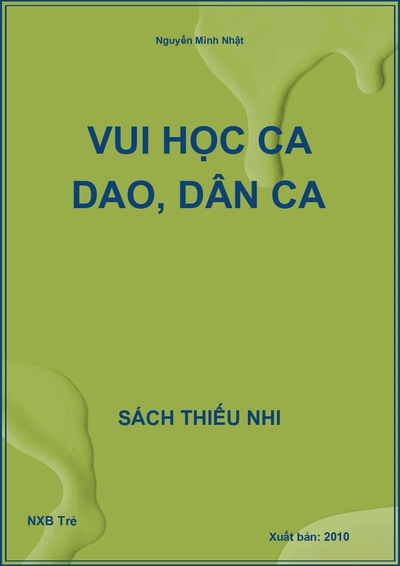 Vui học ca dao, dân ca