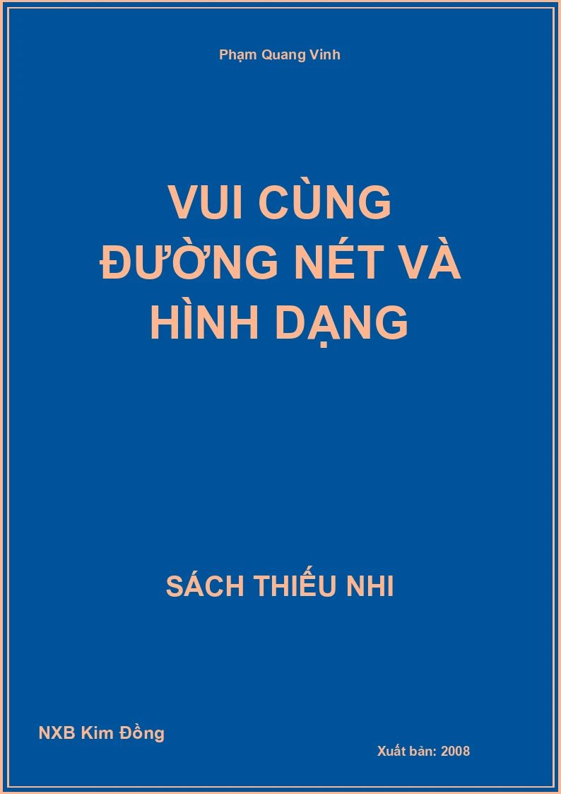 Vui cùng đường nét và hình dạng
