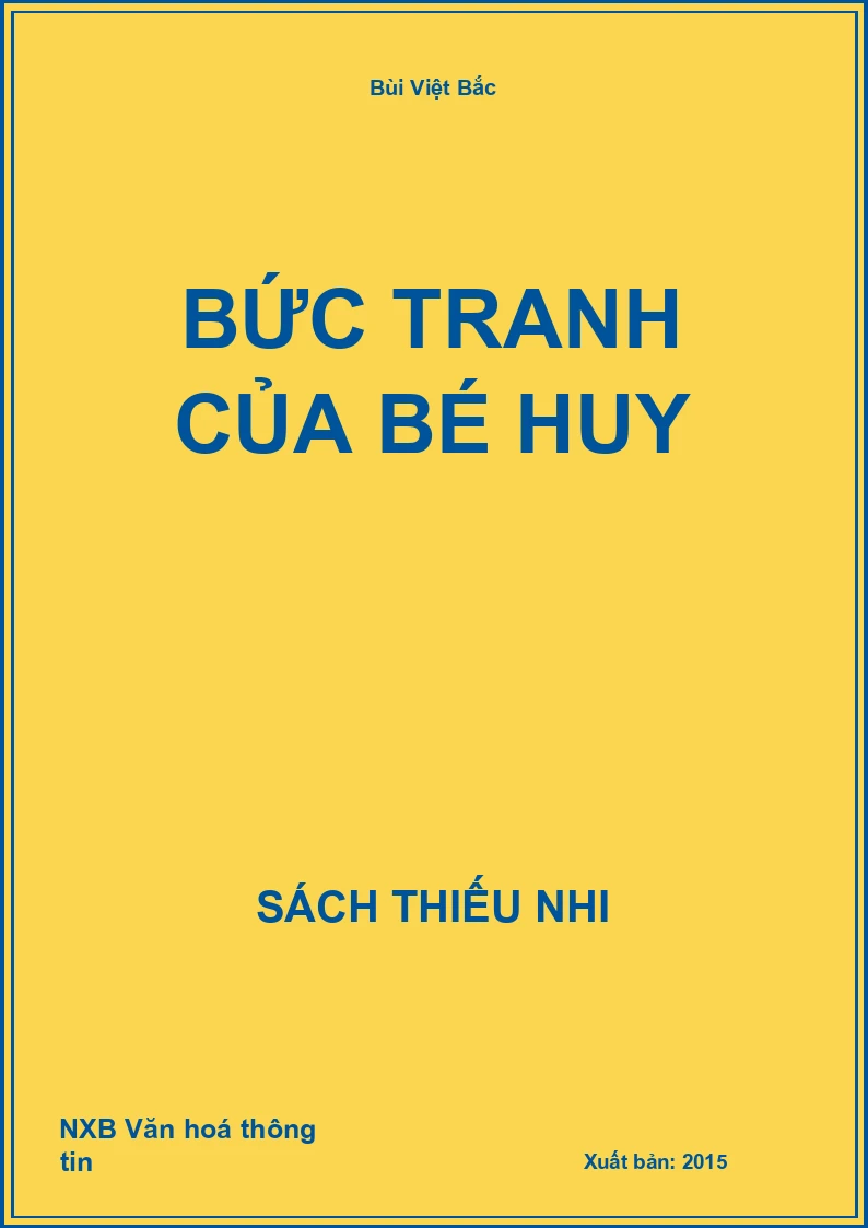 Bức tranh của bé Huy