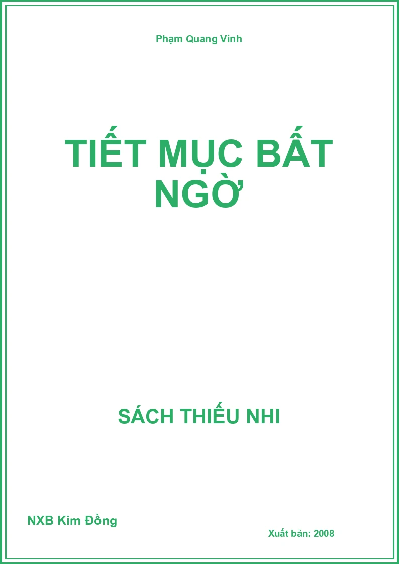Tiết mục bất ngờ