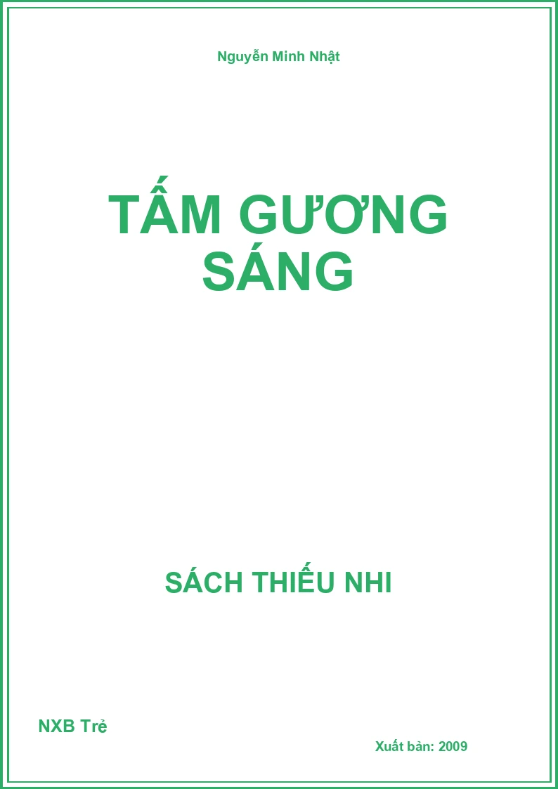 Tấm gương sáng