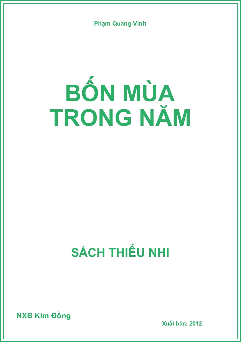 Bốn mùa trong năm