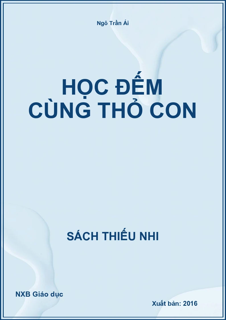 Học đếm cùng thỏ con