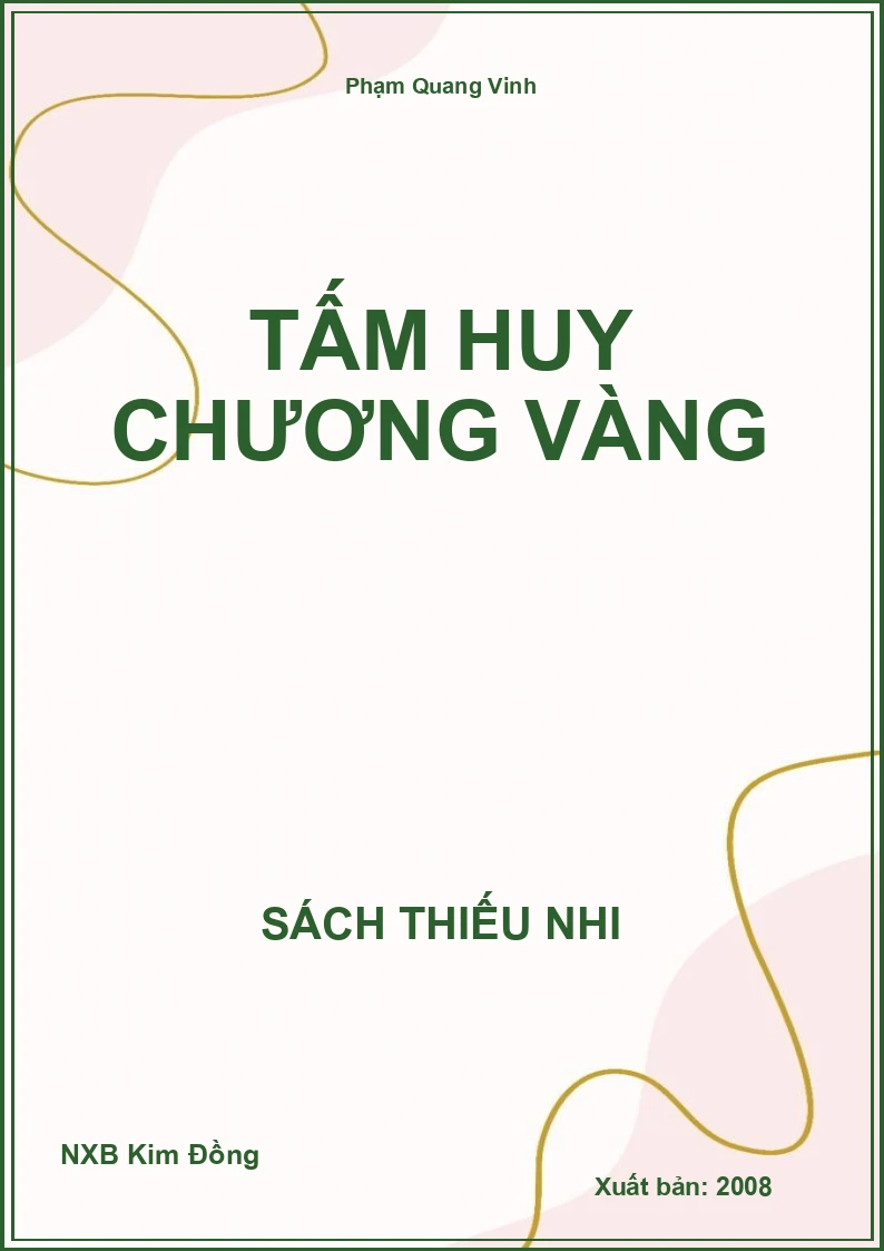 Tấm huy chương vàng