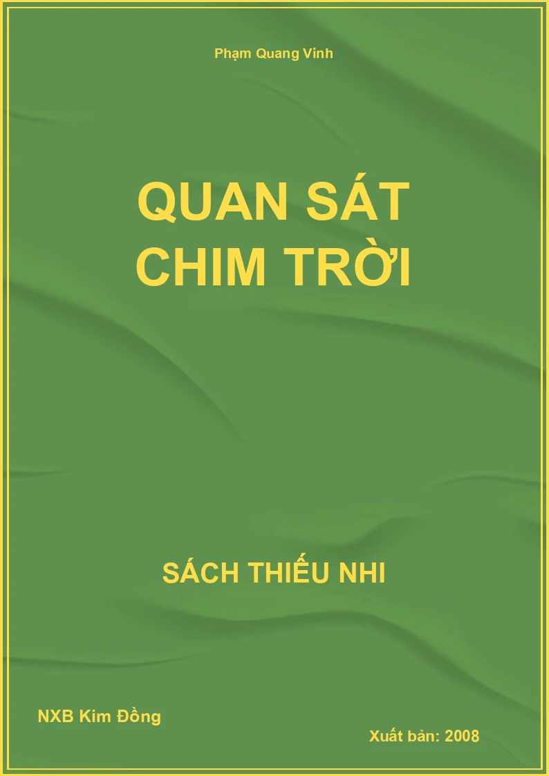 Quan sát chim trời