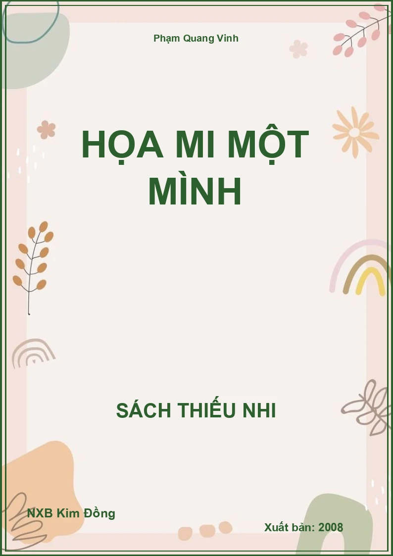 Họa Mi một mình