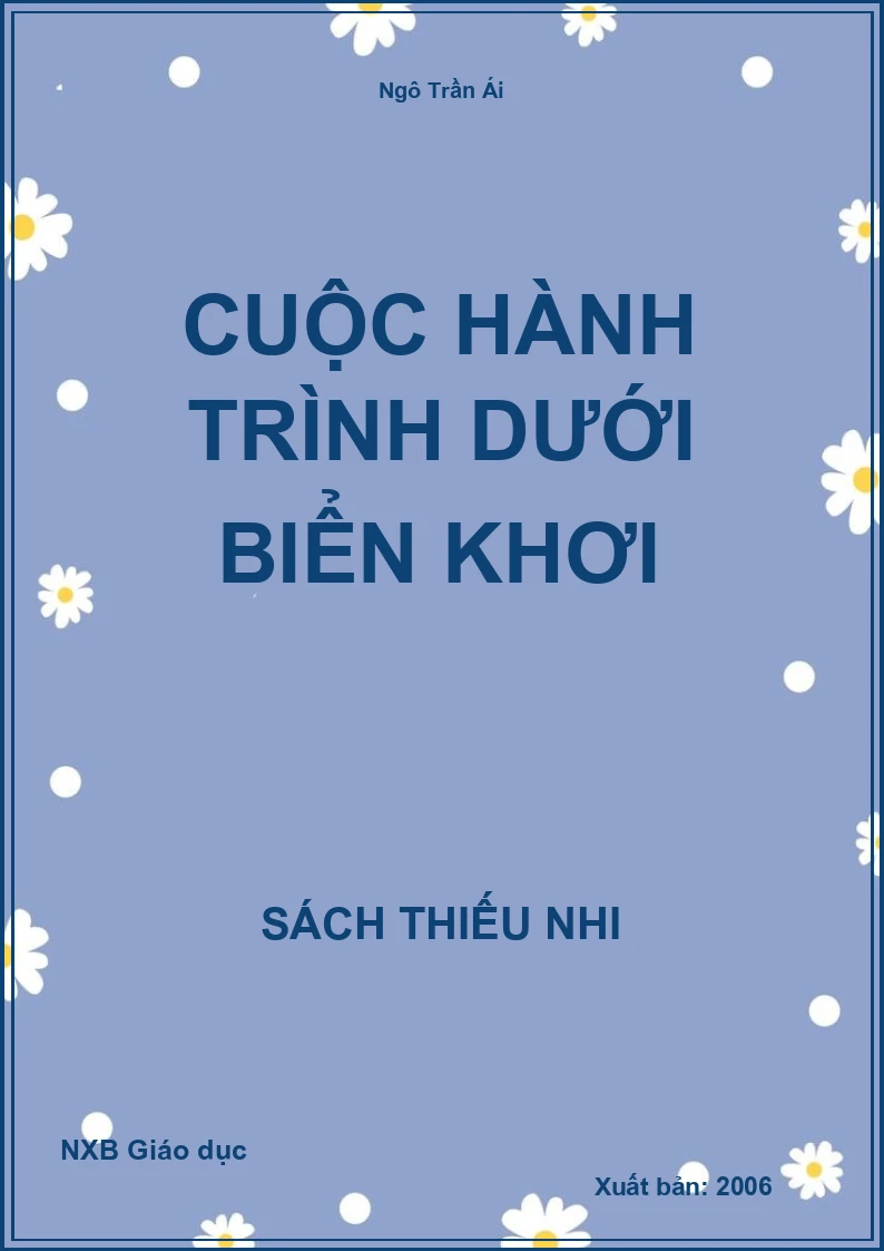 Cuộc hành trình dưới biển khơi
