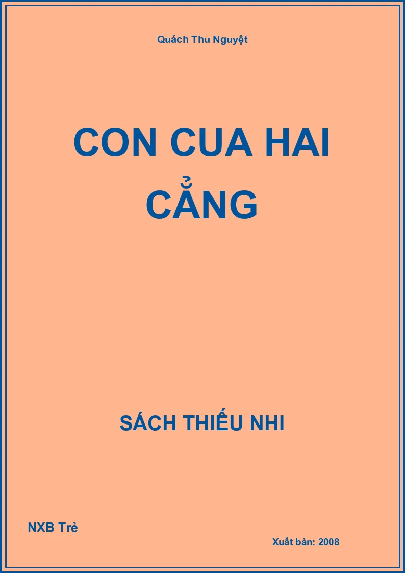 Con Cua hai cẳng