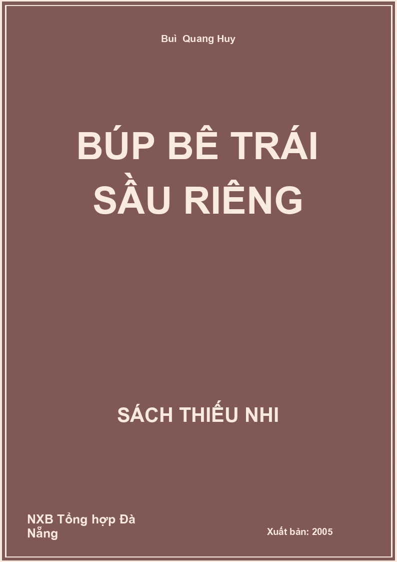 Búp bê trái sầu riêng