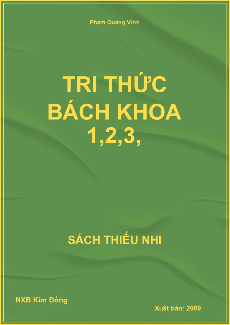 Tri thức bách khoa 1,2,3,