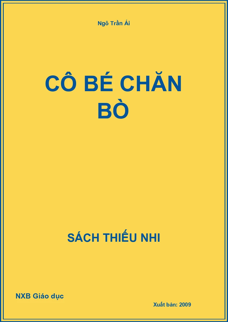 Cô bé chăn bò
