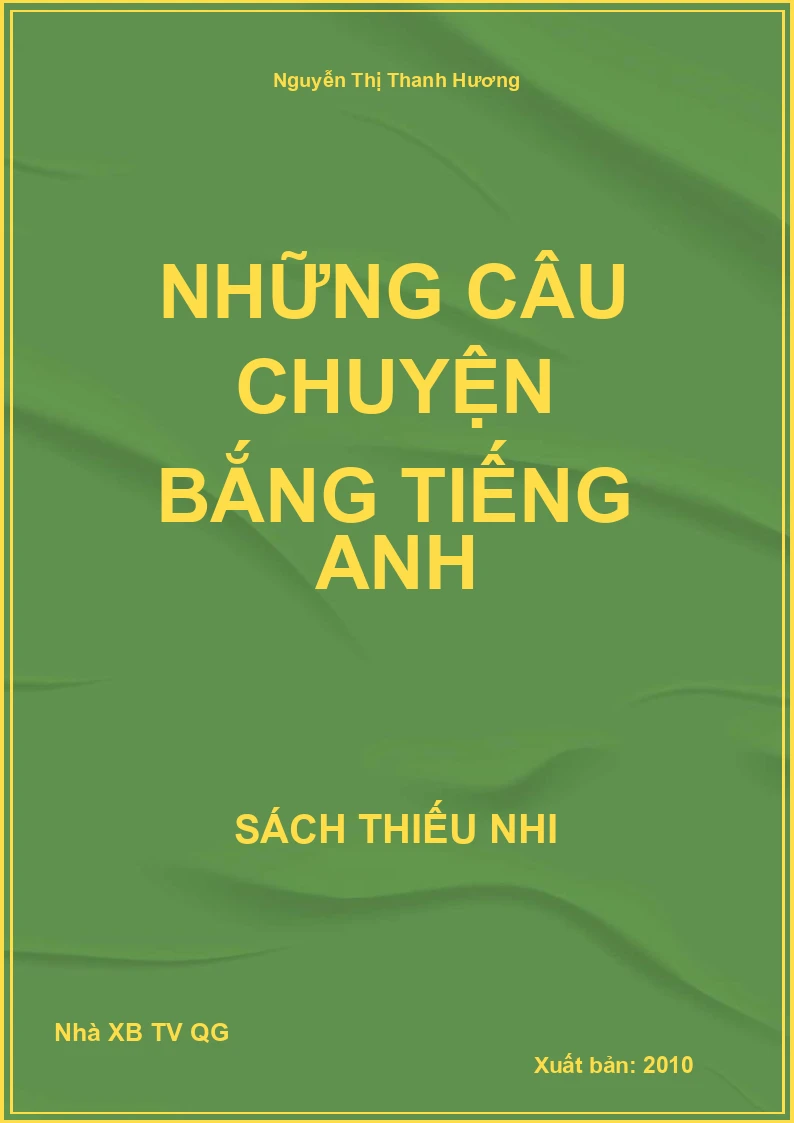 Những câu chuyện bắng Tiếng Anh