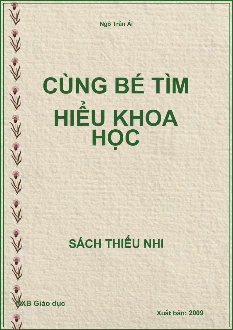 Cùng bé tìm hiểu khoa học