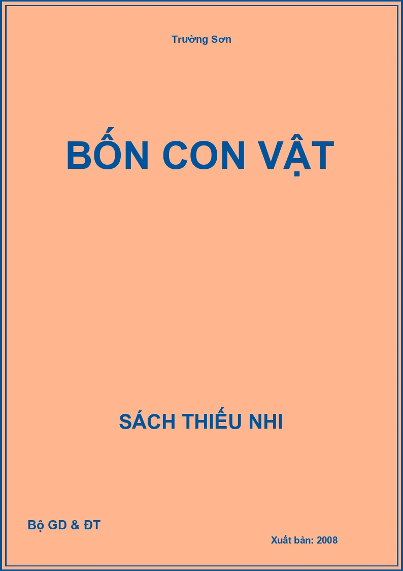 Bốn con vật