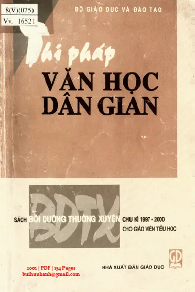 Thi pháp văn học dân gian