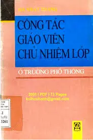 Công tác giáo viên chủ nhiệm