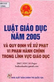 Luật GD năm 2005