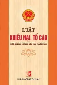 Luật khiếu nại tố cáo
