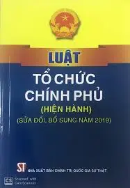 Luật tổ chức chính phủ