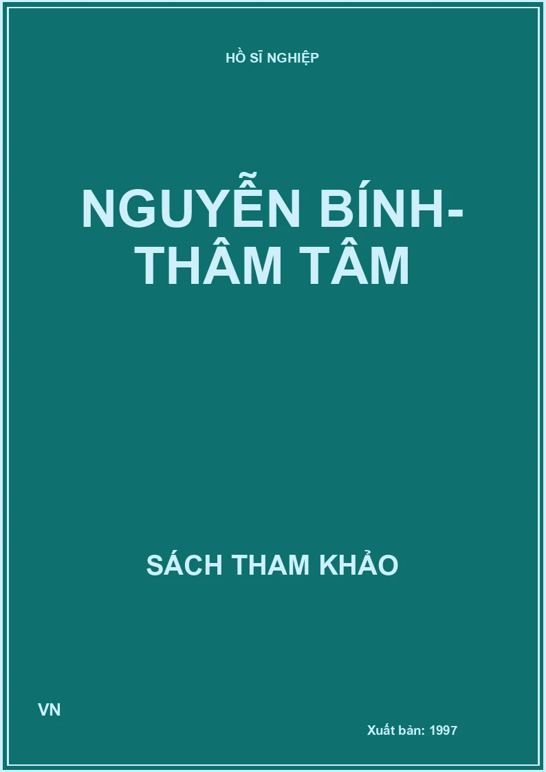 Nguyễn Bính - Thâm Tâm