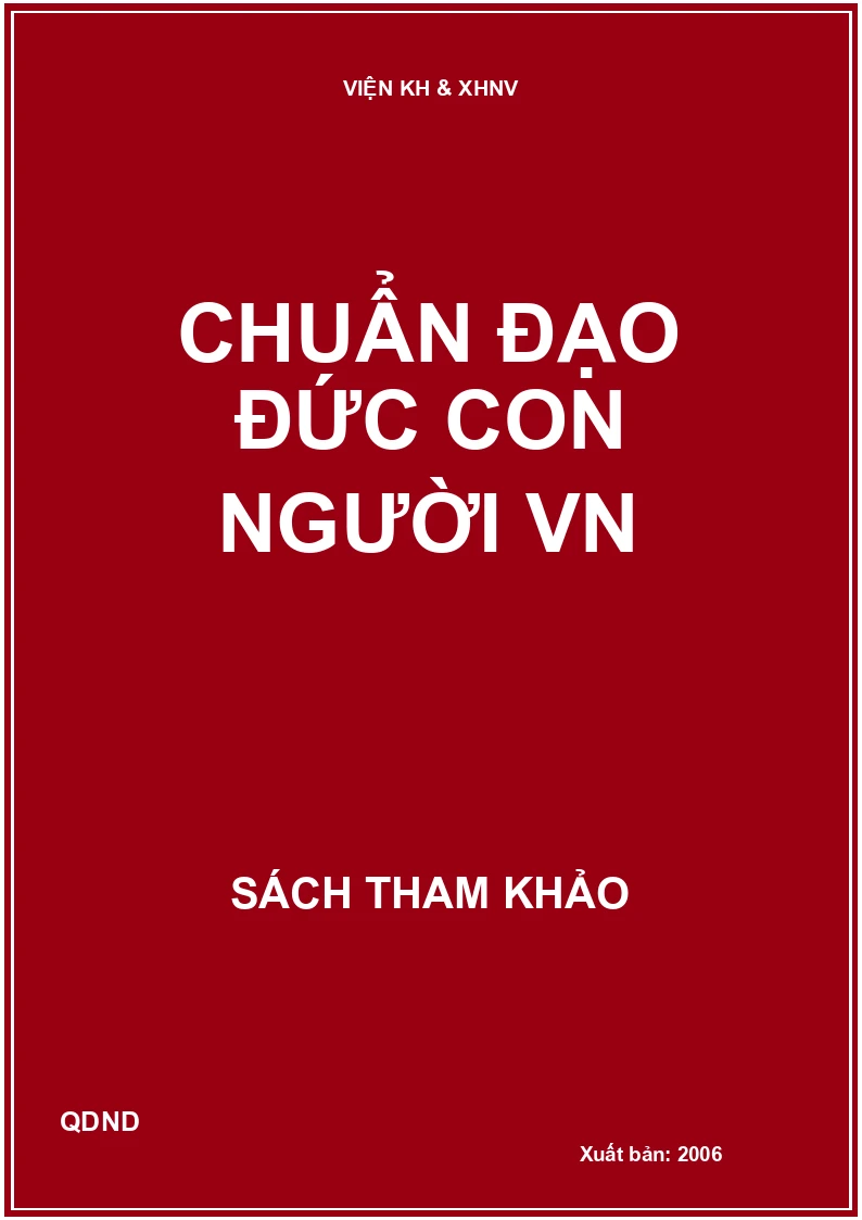 Chuẩn đạo đức con người VN