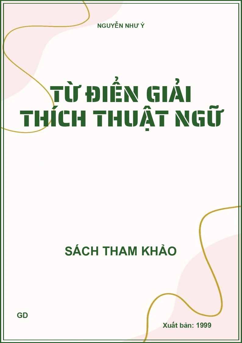 Từ điển giải thích thuật ngữ