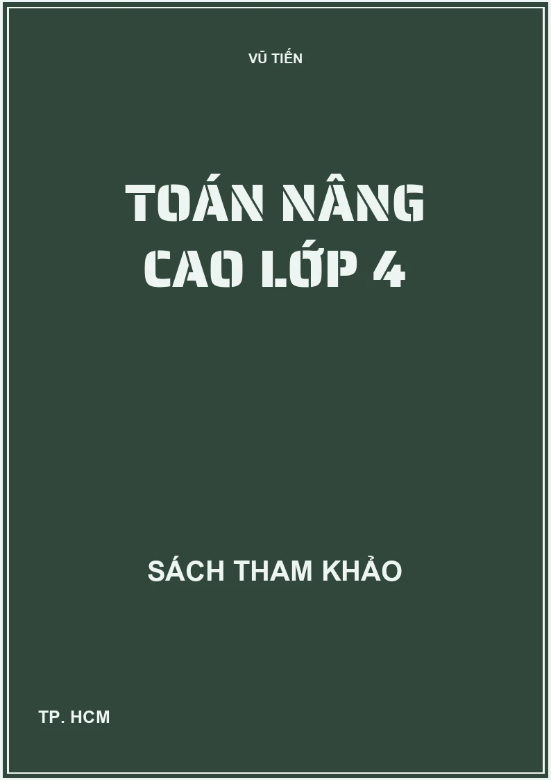 Toán nâng cao lớp 4