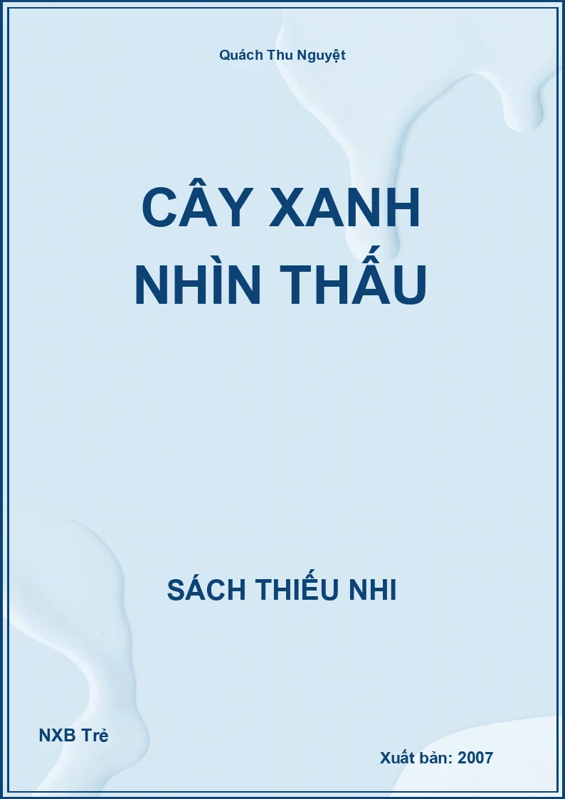 Cây xanh nhìn thấu