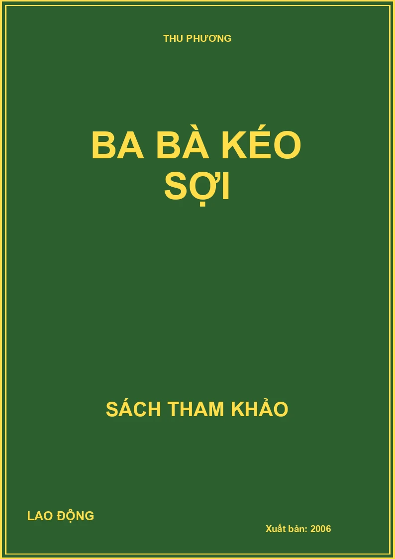 Ba bà kéo sợi