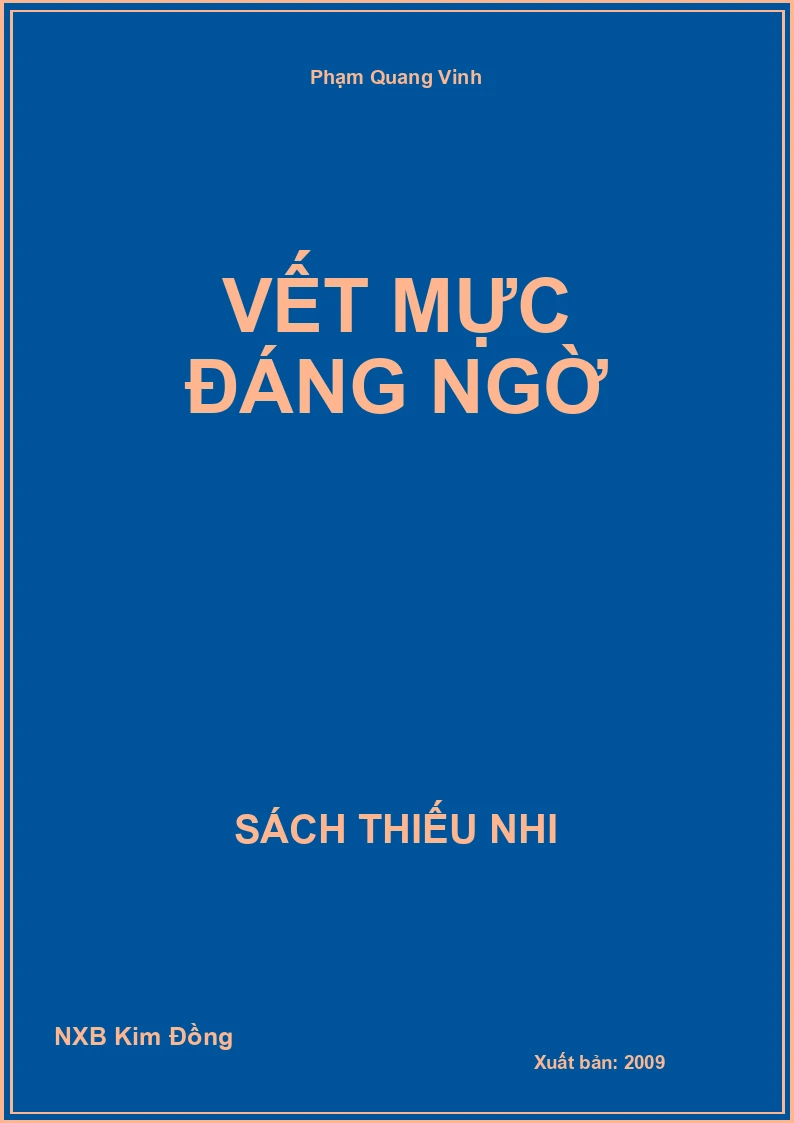 Vết mực đáng ngờ