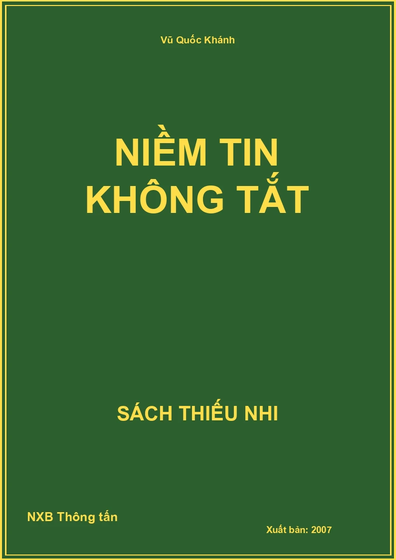 Niềm tin không tắt