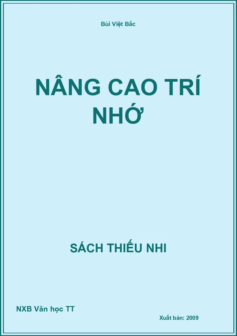 Nâng cao trí nhớ