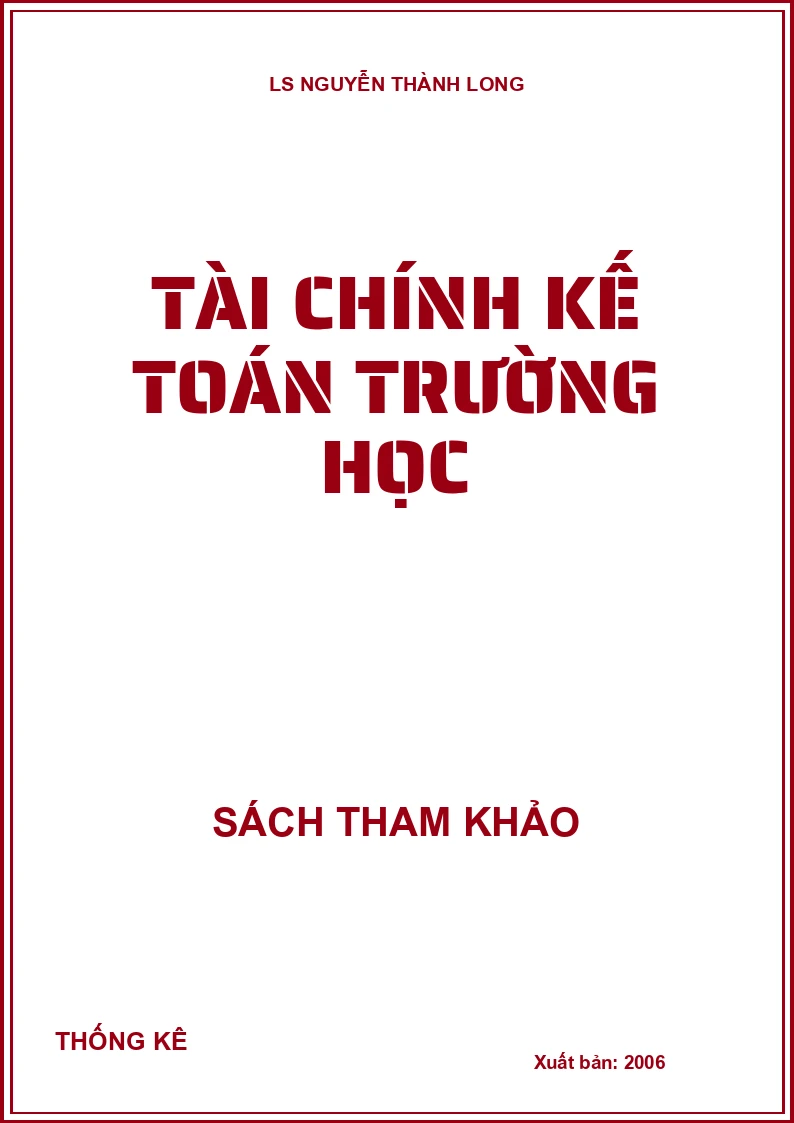 Tài chính kế toán trường học