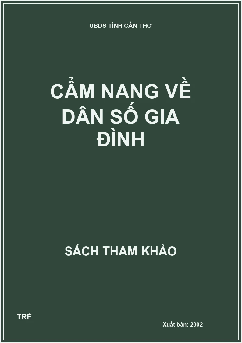 Cẩm nang về dân số gia đình