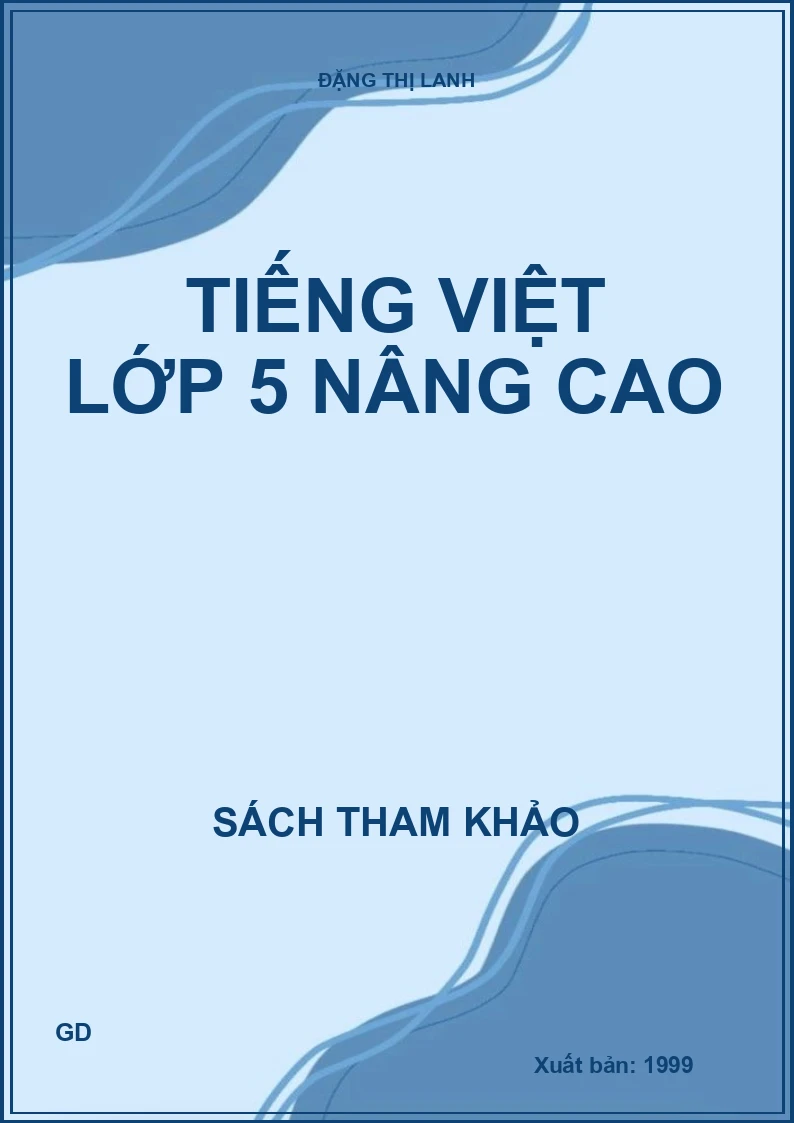 Tiếng Việt lớp 5 nâng cao