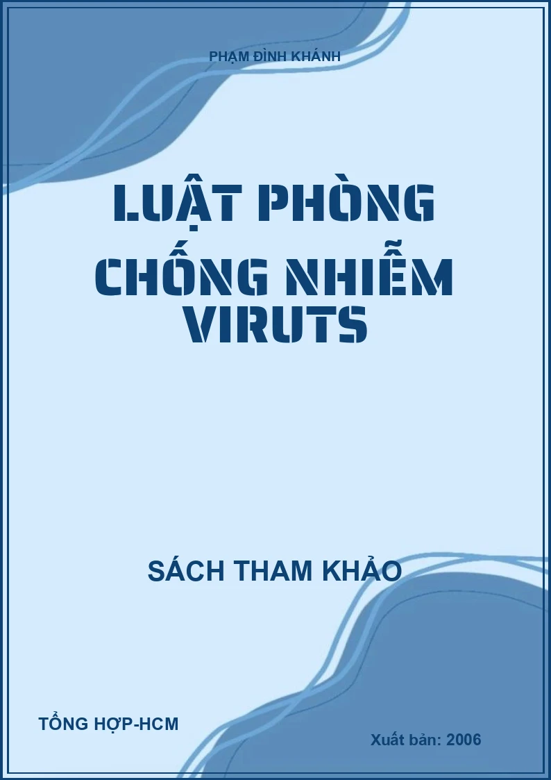 Luật phòng chống nhiễm viruts