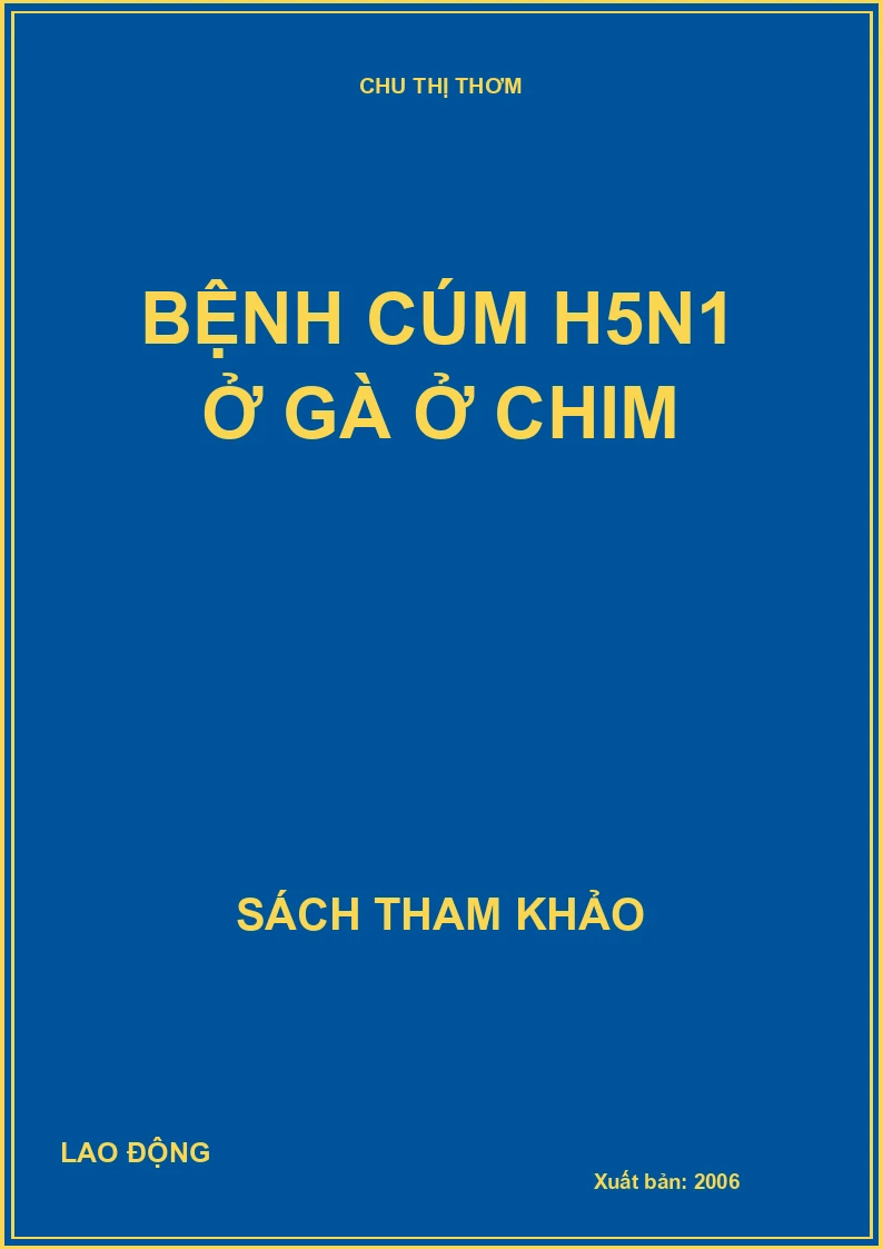 Bệnh cúm H5N1 ở gà ở chim