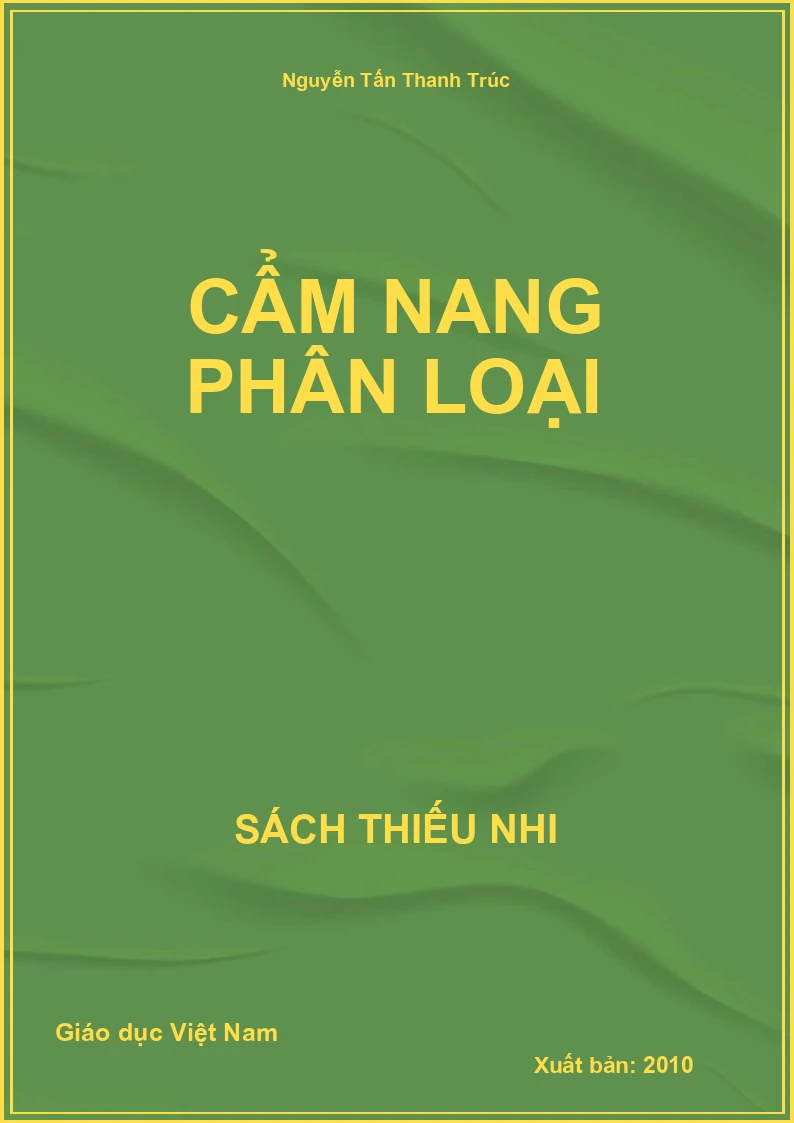 Cẩm nang phân loại