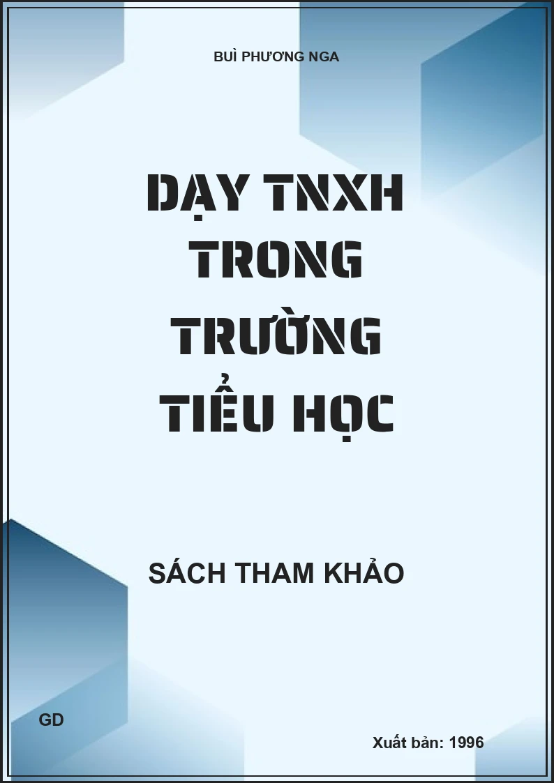 Dạy TNXH trong trường tiểu học