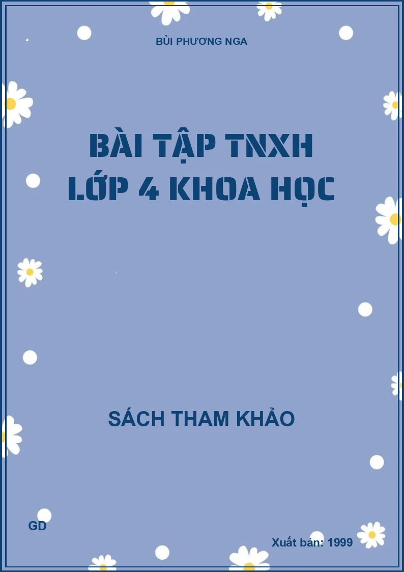 Bài tập TNXH lớp 4 KHOA HỌC
