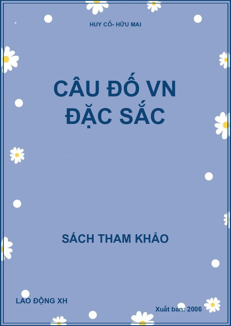 Câu đố VN đặc sắc