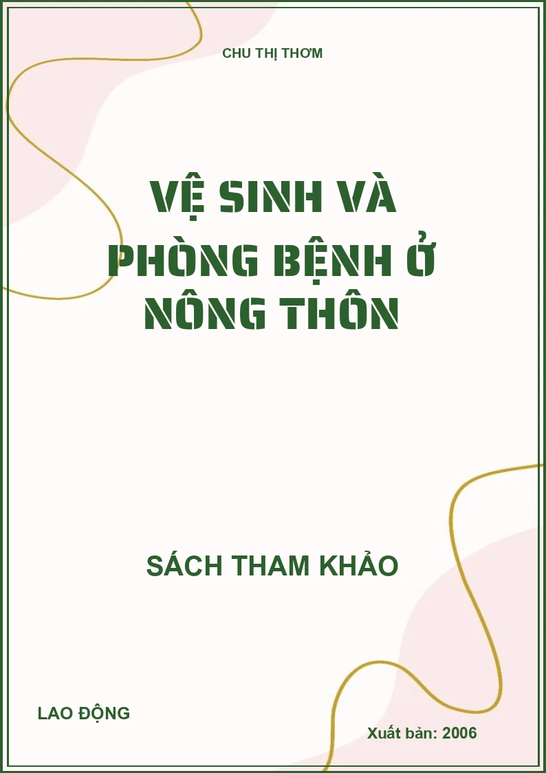 Vệ sinh và phòng bệnh ở nông thôn