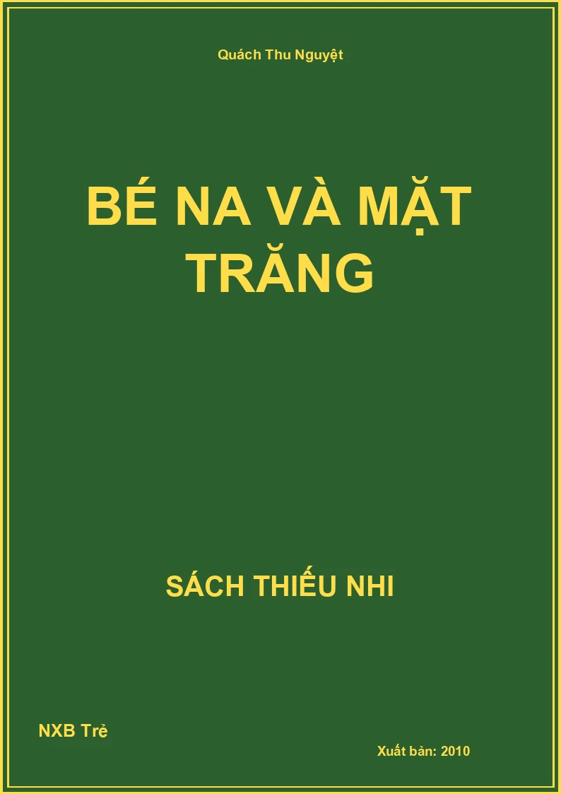 Bé Na và mặt trăng