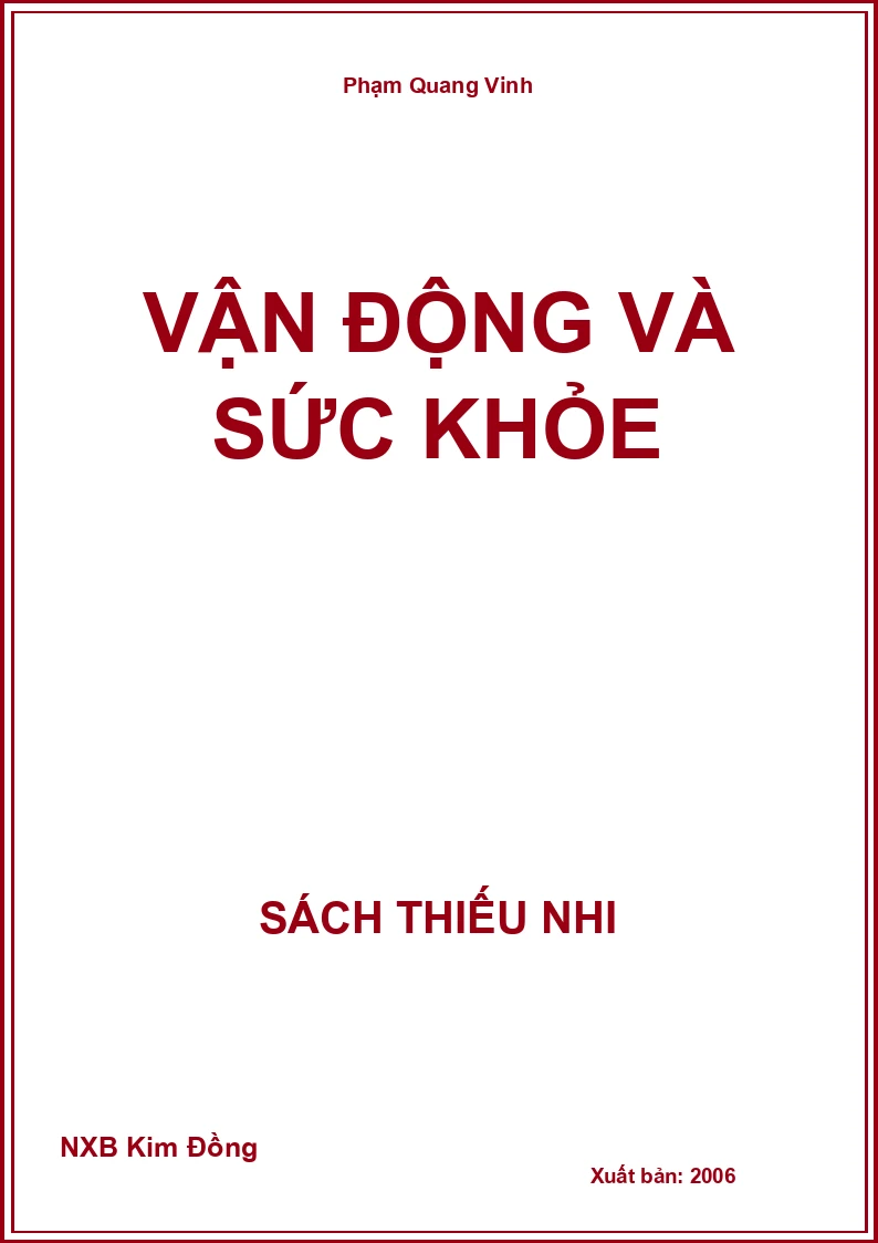 Vận động và sức khỏe
