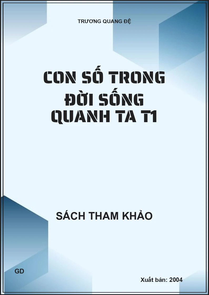 Con số trong đời sống quanh ta T1